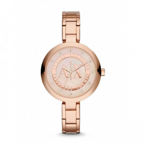 Uhrenarmband Armani Exchange AX4225 Stahl Rosé 7mm