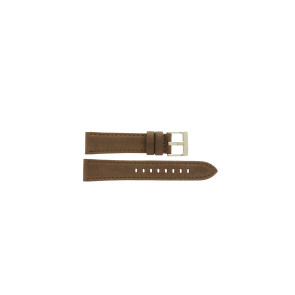 Uhrenarmband Armani Exchange AX4334 Leder Cognac 18mm