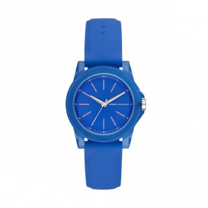Uhrenarmband AX4360 Silikon Blau 20mm