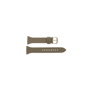 Uhrenarmband Armani Exchange AX4506 Leder Beige 22mm