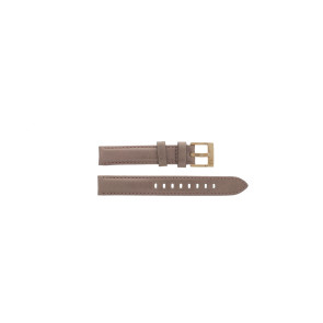 Uhrenarmband Armani Exchange AX5421 Leder Rosé 14mm