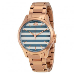 Uhrenarmband Armani Exchange AX5234 Stahl Rosé 18mm