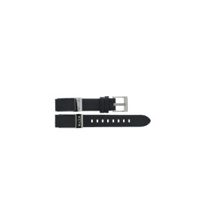 Armani Uhrenarmband AX-5303 Leder Schwarz 16mm