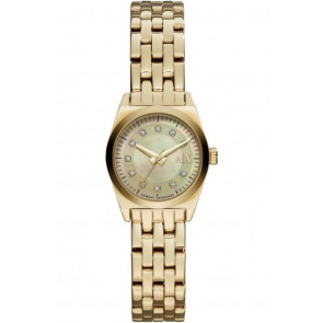 Uhrenarmband Armani Exchange AX5331 Stahl Vergoldet 14mm