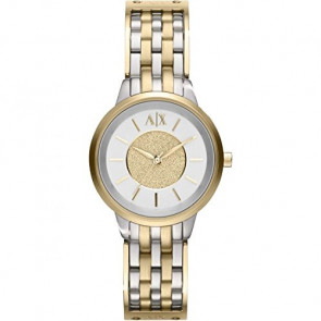 Uhrenarmband AX5350 Stahl Zweifarbig 12mm