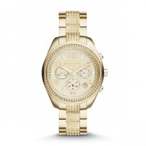 Uhrenarmband AX5516 Stahl Vergoldet 18mm