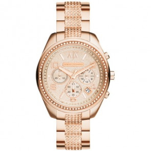 Uhrenarmband Armani Exchange AX5517 Stahl Rosé 18mm