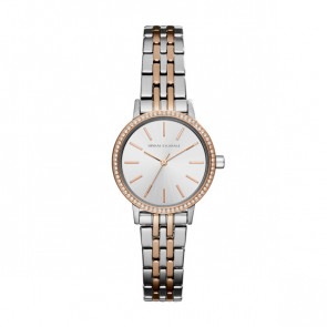 Uhrenarmband Armani Exchange AX5542 Stahl Zweifarbig 14mm