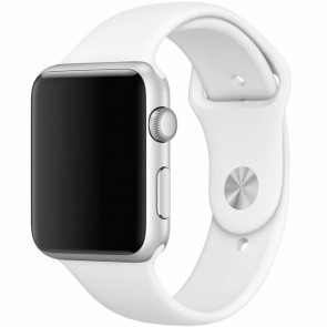Uhrenarmband Smartwatch Universal App.watch.7-8.le.09 Silikon Weiss 34mm