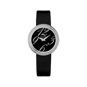 Uhrenarmband Balmain 1730245 / Orithia Textil Schwarz 14mm