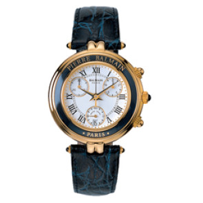 Uhrenarmband Balmain B59808222 Leder Blau 19mm