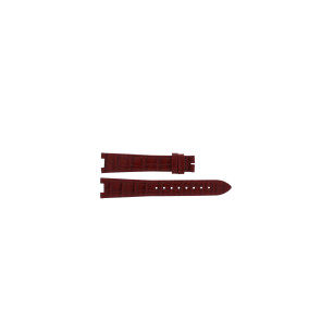 Uhrenarmband Balmain B81344212 Leder Rot 16mm