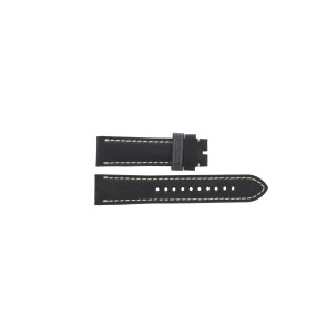 Uhrenarmband Burberry BBY1100 Leder Schwarz 22mm