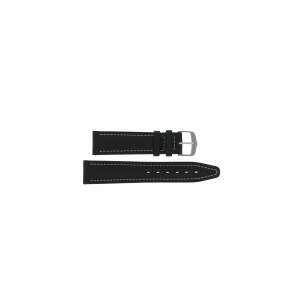 Uhrenarmband Tag Heuer BC0150 / WE1111/2 Leder Schwarz 20mm