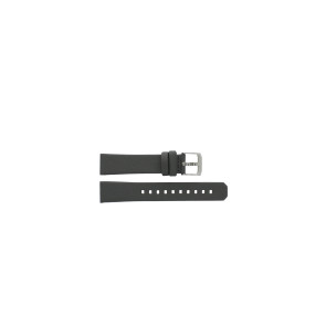 Uhrenarmband Tag Heuer BC0847 Leder Grau 17mm