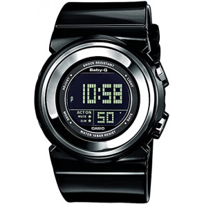 Casio Uhrenarmband 10316342 Kunststoff Schwarz 14mm