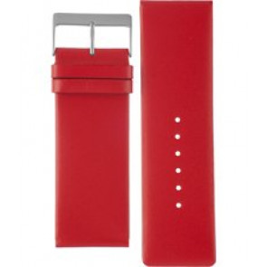 Uhrenarmband Danish Design IV14Q1009 Leder Rot 30mm