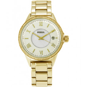 Uhrenarmband Fossil BQ1106 Rostfreier Stahl Vergoldet 18mm