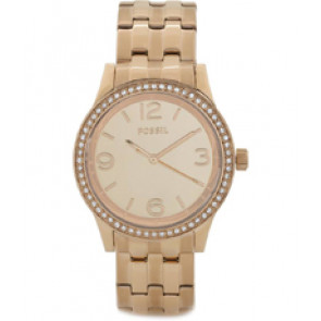 Uhrenarmband Fossil BQ1671 Rostfreier Stahl Rosé 18mm