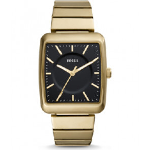 Uhrenarmband Fossil BQ2353 Rostfreier Stahl Vergoldet 20mm