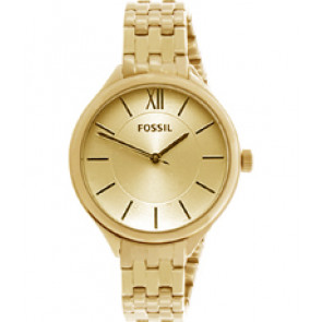 Uhrenarmband Fossil BQ3050 Rostfreier Stahl Vergoldet 14mm