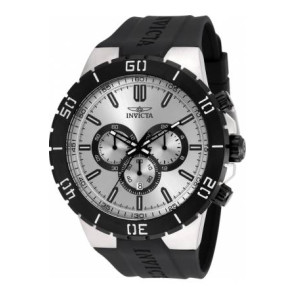 Uhrenarmband Invicta 19196.01 Kautschuk Schwarz