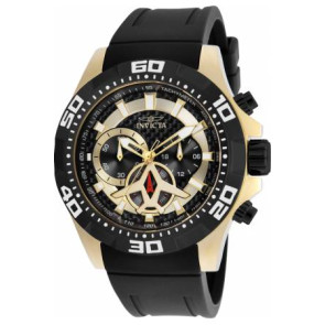 Uhrenarmband Invicta 21739 Kautschuk Schwarz