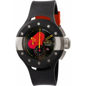 Uhrenarmband Invicta 11134 Kautschuk Schwarz