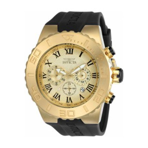 Uhrenarmband Invicta 24844.01 Kautschuk Schwarz