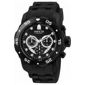 Uhrenarmband Invicta 16986.01 Kautschuk Schwarz