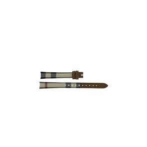 Uhrenarmband Burberry BU10201 Leder Mehrfarbig 12mm
