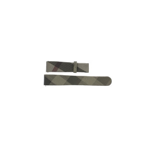 Uhrenarmband Burberry BU1117 Leder/Textil Tarnung