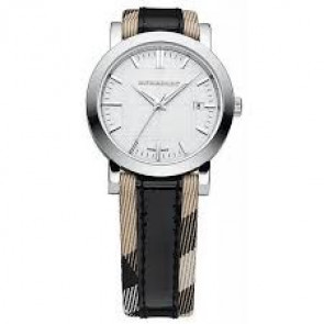 Uhrenarmband Burberry BU1396 Leder/Kunststoff Mehrfarbig 17mm