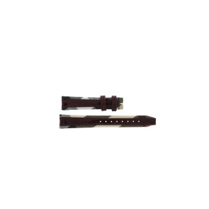 Uhrenarmband Burberry BU1397 Leder Mehrfarbig 16mm