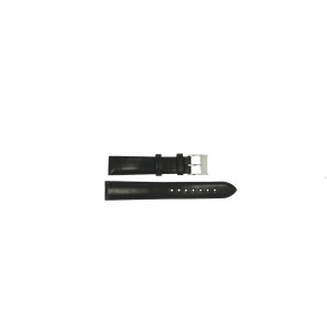 Uhrenarmband Burberry BU1453 Leder Schwarz 16mm