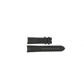 Uhrenarmband Burberry BU1855 / BU1858 / BU1860 Leder Schwarz 22mm