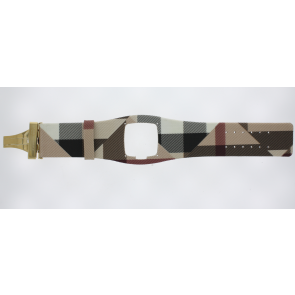 Uhrenarmband Burberry BU4050 Leder Mehrfarbig 28mm