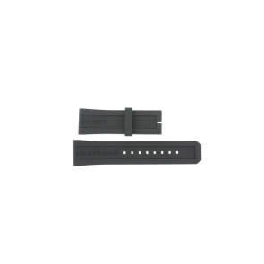 Uhrenarmband Burberry BU7713 Kautschuk Grau 24mm