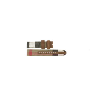 Uhrenarmband Burberry BU7820 Leder Mehrfarbig 20mm