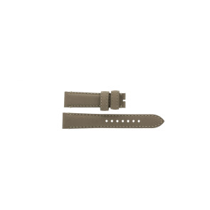 Uhrenarmband Burberry BU7822 Leder Beige 18mm