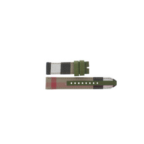 Uhrenarmband Burberry BU7832 Leder Mehrfarbig 20mm