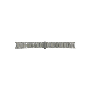 Uhrenarmband Burberry BU9035 / Antima 31327 - Complete SS Watch Band - Shiny / Matt Stahl