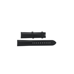 Uhrenarmband Burberry BU9008 / BU1772 / BU9022 / BU9009 Leder Schwarz 20mm
