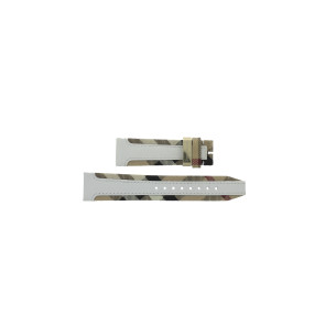 Uhrenarmband Burberry BU9015 / Antima 31354 Kunststoff Weiss