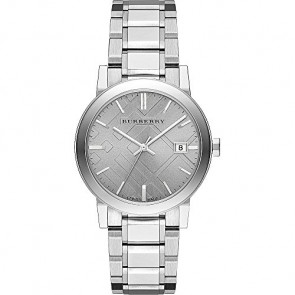 Uhrenarmband Burberry BU9035 / Antima 31327 - Complete SS Watch Band - Shiny Stahl