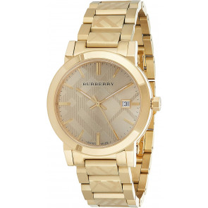 Uhrenarmband Burberry BU9038 Stahl Vergoldet