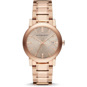 Uhrenarmband Burberry BU9215 Stahl Rosé