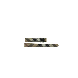 Uhrenarmband Burberry BU9222 / BU9219 Leder/Kunststoff Mehrfarbig 14mm