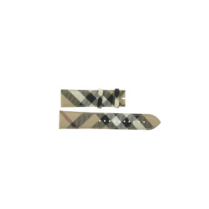 Uhrenarmband Burberry BU9360 Leder Mehrfarbig 22mm