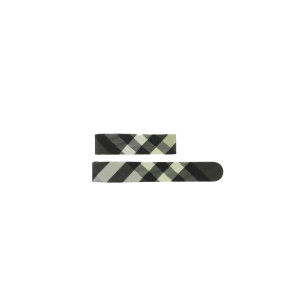 Uhrenarmband Burberry BU9405 Leder Anthrazitgrau